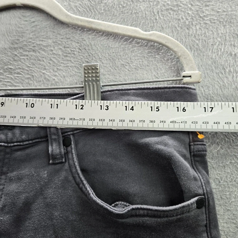 Banana Republic Men Jeans 34X30 Gray Denim Tapered Mid Rise Pockets Adult